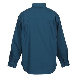Additional Image 1 - a blue shirt with a white background
