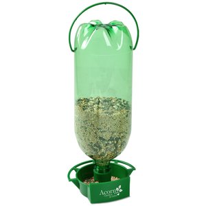 Additional Image 2 - a green plastic bird feeder
