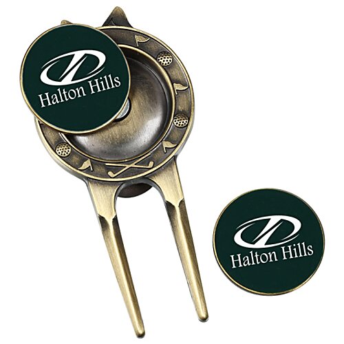 Additional Image 2 - a pair of metal objects with a logo