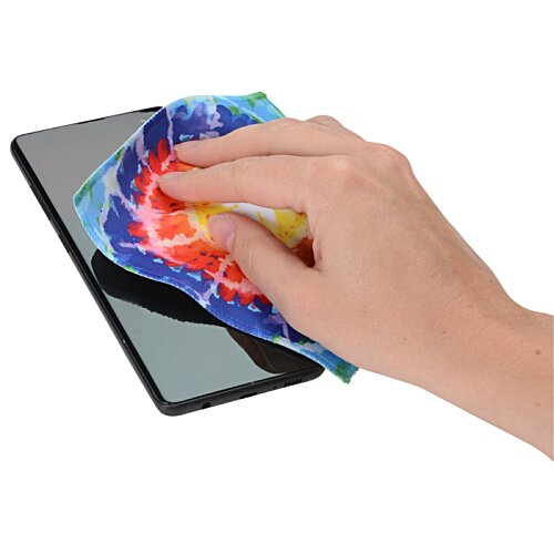 Neptune Cleaning Cloth - 5-1/2" x 5-1/2" - Tie-Dye Image 1 of 2