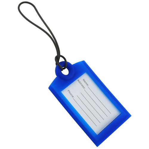 Additional Image 2 - a blue tag with a string