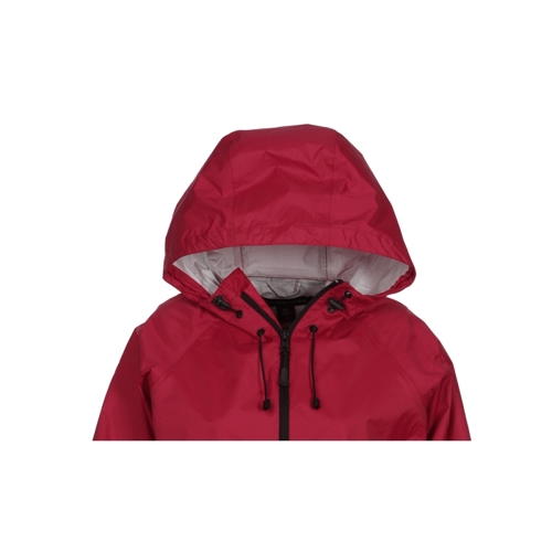 Additional Image 1 - a red hooded jacket with a white background