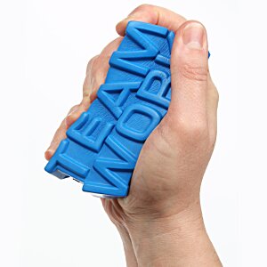 Additional Image 1 - a hand holding a blue rubber block