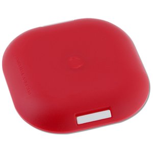 Additional Image 1 - a red square object with a white strip