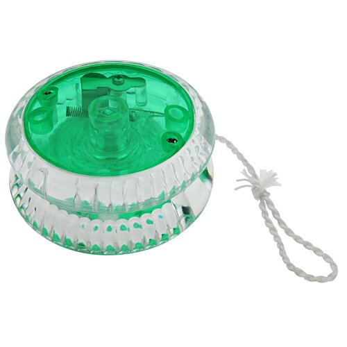 Additional Image 2 - a green and white yo-yo