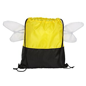 Additional Image 1 - a yellow and black backpack with wings