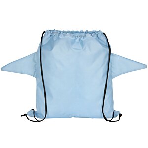 Additional Image 1 - a blue backpack with black straps