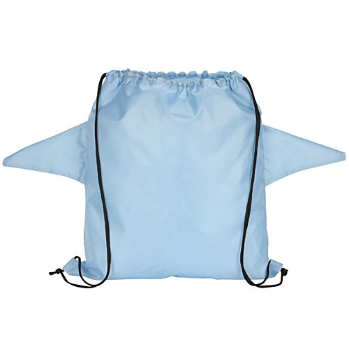 Additional Image 1 - a blue backpack with black straps