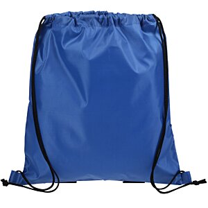 Additional Image 1 - a blue backpack with black straps