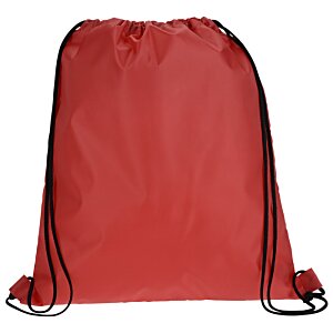 Additional Image 1 - a red backpack with black straps