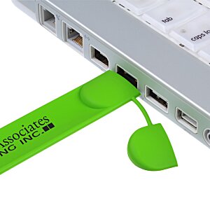 Additional Image 3 - a green usb stick connected to a computer