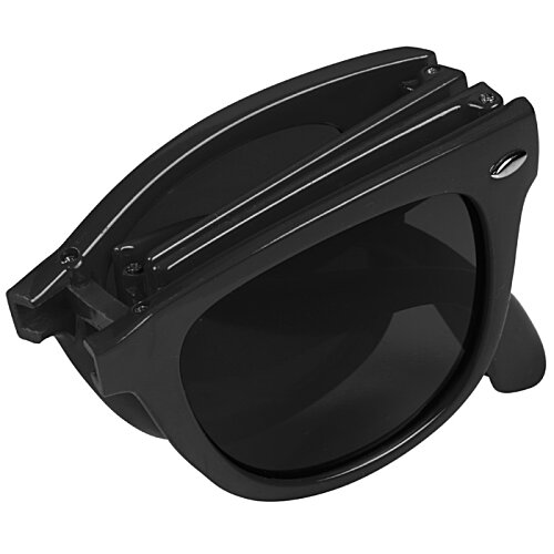 Additional Image 3 - a black sunglasses with a black frame