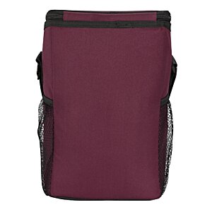 Additional Image 2 - a purple bag with black trim