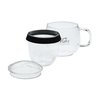View Image 2 of 3 of Colour Ring Glass Tea Infuser Mug - Closeout