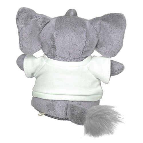 Additional Image 1 - a stuffed elephant wearing a white shirt