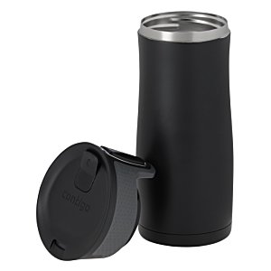 Additional Image 1 - a black and silver tumbler
