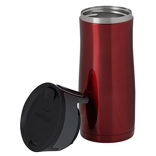 Additional Image 1 - a red and silver tumbler