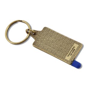 Additional Image 1 - a key chain with a blue pen