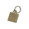 View Image 2 of 2 of Nail Friendly Econo Metal Keychain - Square