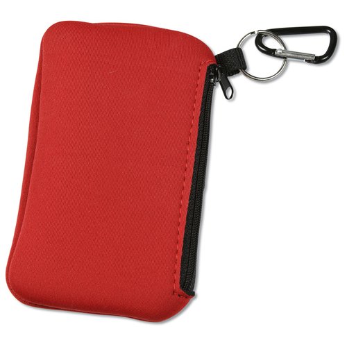 Additional Image 3 - a red case with a black strap