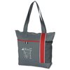 View Image 3 of 3 of Cityscape Zippered Tote