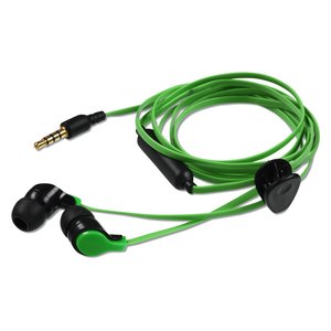 Additional Image 2 - a green earbuds with black plugs