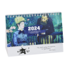 View Image 3 of 5 of Impressionists Desk Calendar  - French/English