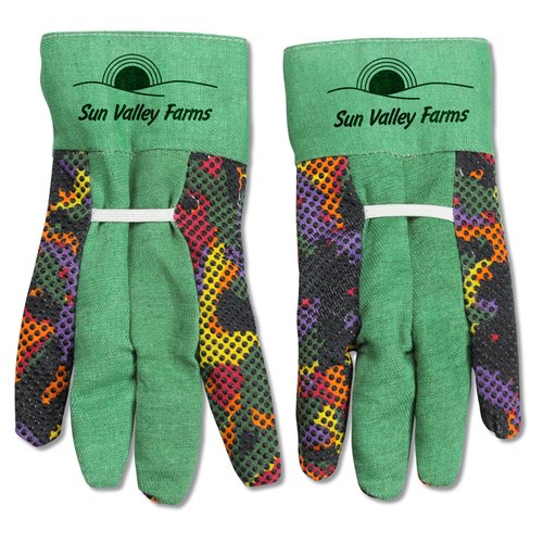 Additional Image 1 - a pair of green gloves
