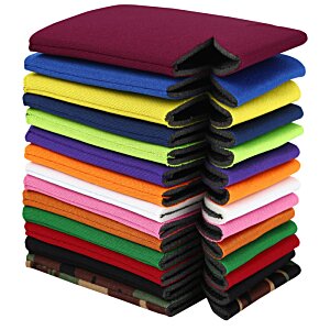 Additional Image 2 - a stack of colorful fabric