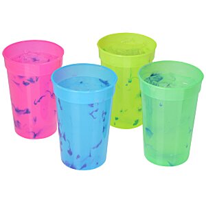 Additional Image 3 - a group of colorful plastic cups