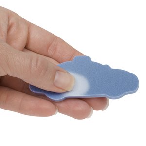 Additional Image 2 - a person holding a blue band aid