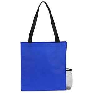 Additional Image 2 - a blue bag with black handles