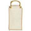 View Image 2 of 3 of Jute Wine Tote - 4 Bottle