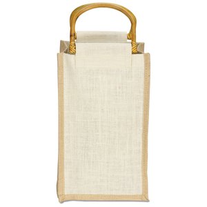 Additional Image 1 - a white bag with gold handles