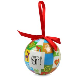 Additional Image 2 - a christmas ornament with a red ribbon