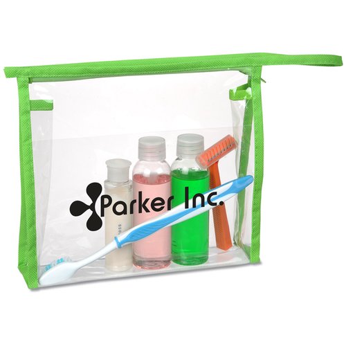 Additional Image 1 - a green and white bag with a green handle