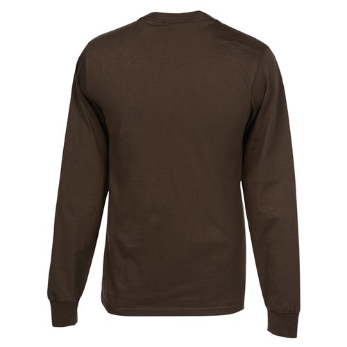 Additional Image 2 - a brown long sleeved shirt