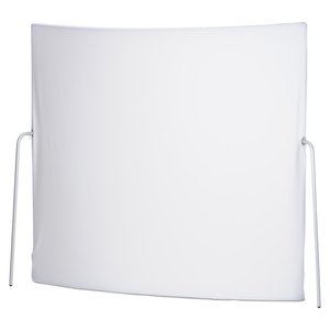 Additional Image 2 - a white screen with metal handles