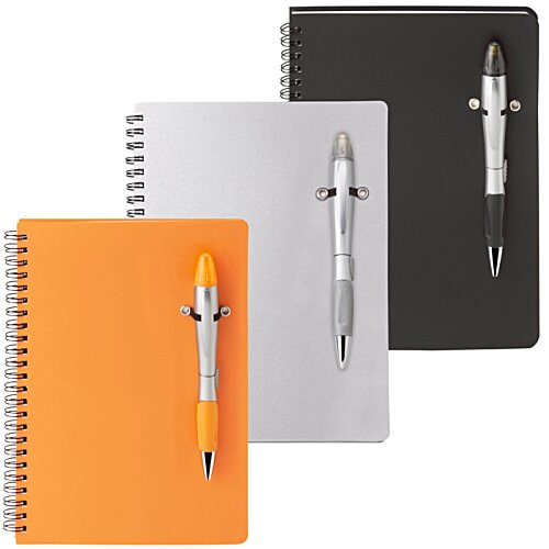 Additional Image 1 - a group of notebooks with pens