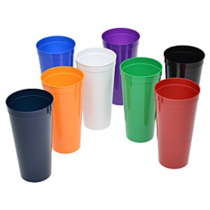 Additional Image 1 - a group of colorful plastic cups