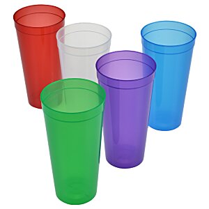 Additional Image 3 - a group of colorful plastic cups