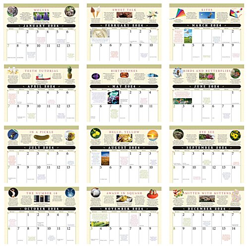 Additional Image 1 - a calendar with many different colored icons