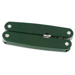 Additional Image 1 - a green pocket knife with two small holes