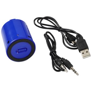 Additional Image 2 - a blue cylinder with a cord and a cable