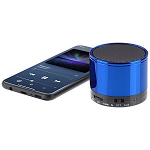 Additional Image 2 - a blue cylinder next to a cell phone