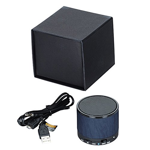 Additional Image 1 - a black cube with a blue cylinder and a black cylinder