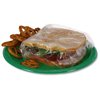 Additional Image 1 - a sandwich and fries on a green plate