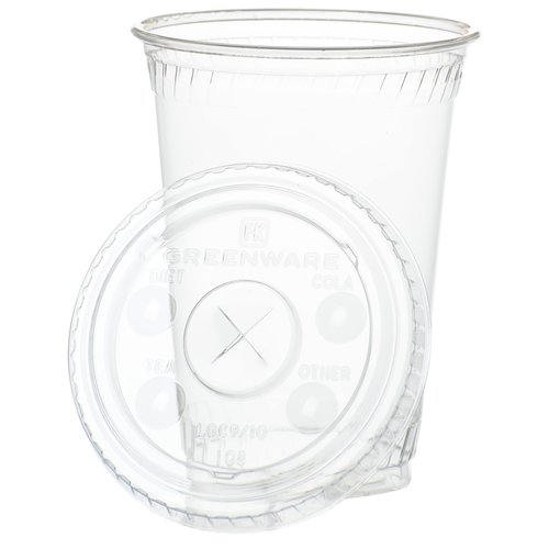 Additional Image 1 - a clear plastic cup on a white background
