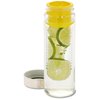 View Image 4 of 4 of Flavour It Glass Water Bottle 20 oz. - Silver