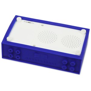 Additional Image 4 - a blue rectangular object with a white cover